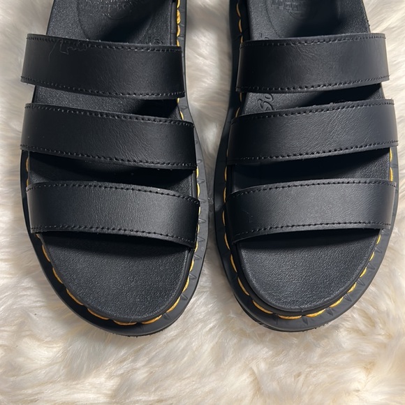 Dr Martens Women's Blaire Hydro Platform Sandals Size 7 Black - Picture 11 of 14